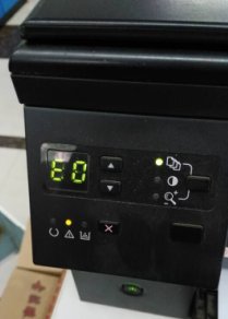 HPm1136开机显示E0不自检，是传感器吗